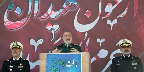 شیراز - شاهچراغ - سرلشکر حسین سلامی