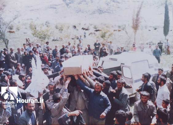 مراسم تشییع شهید سید عطا‌ءالله حسینی