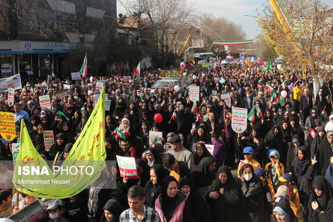 راهپیمایی ۲۲ بهمن ۱۴۰۲ - گرگان - عکس: محمد نسایی