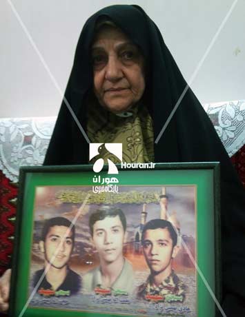 مادر شهیدان: هادی، نعمت‌الله و حُجت‌الله بهمنی‌نژاد