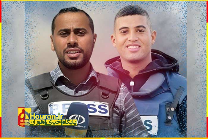 شهادت دو خبرنگار فلسطینی حسام شبات و محمد منصور
