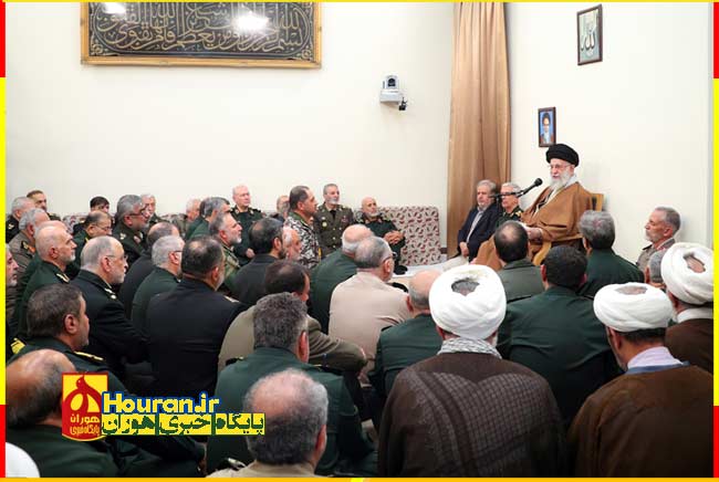 رهبر انقلاب در دیدار فرماندهان عالی نیروهای مسلح:
