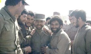 رزمندگان گرگانی با شهید صیاد