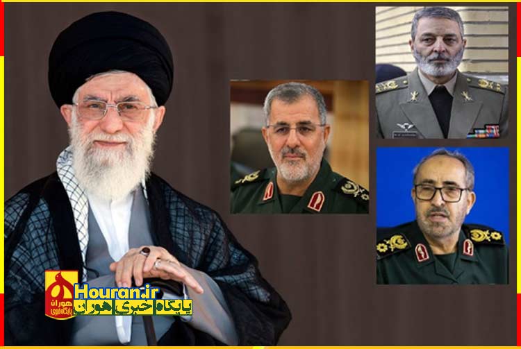 سه فرمانده ارشد نیروهای مسلح با حکم فرمانده کل قوا منصوب شدند