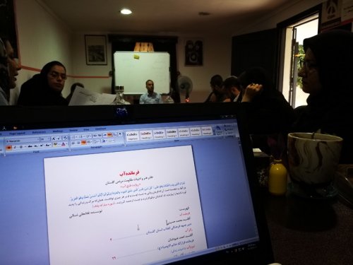 انجمن نویسندگان گلستان - کارگاه شهریویر ماه 98