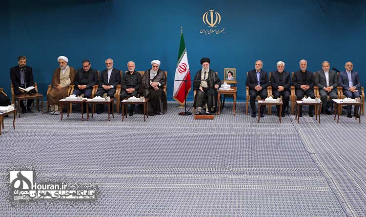 حضرت آیت الله خامنهای در دیدار مسعود پزشکیان