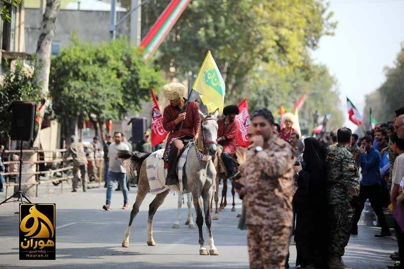 نمایش اقتدار گردان های جان فدای ایران پنجشنبه ۱۶ مهر ۱۴۰۵ در گرگان برگزار شد